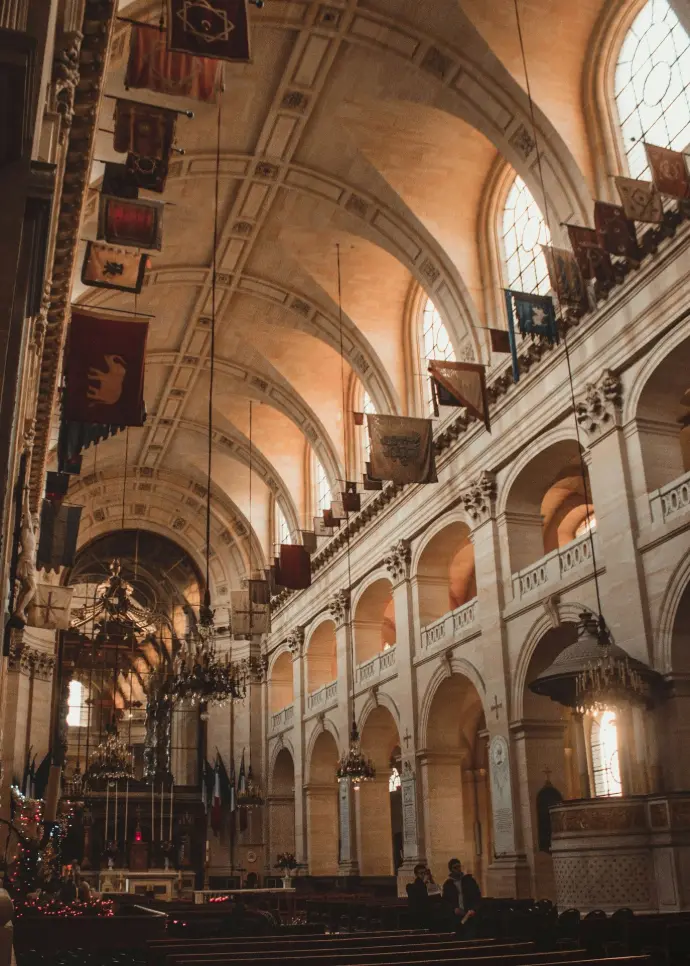 people inside church